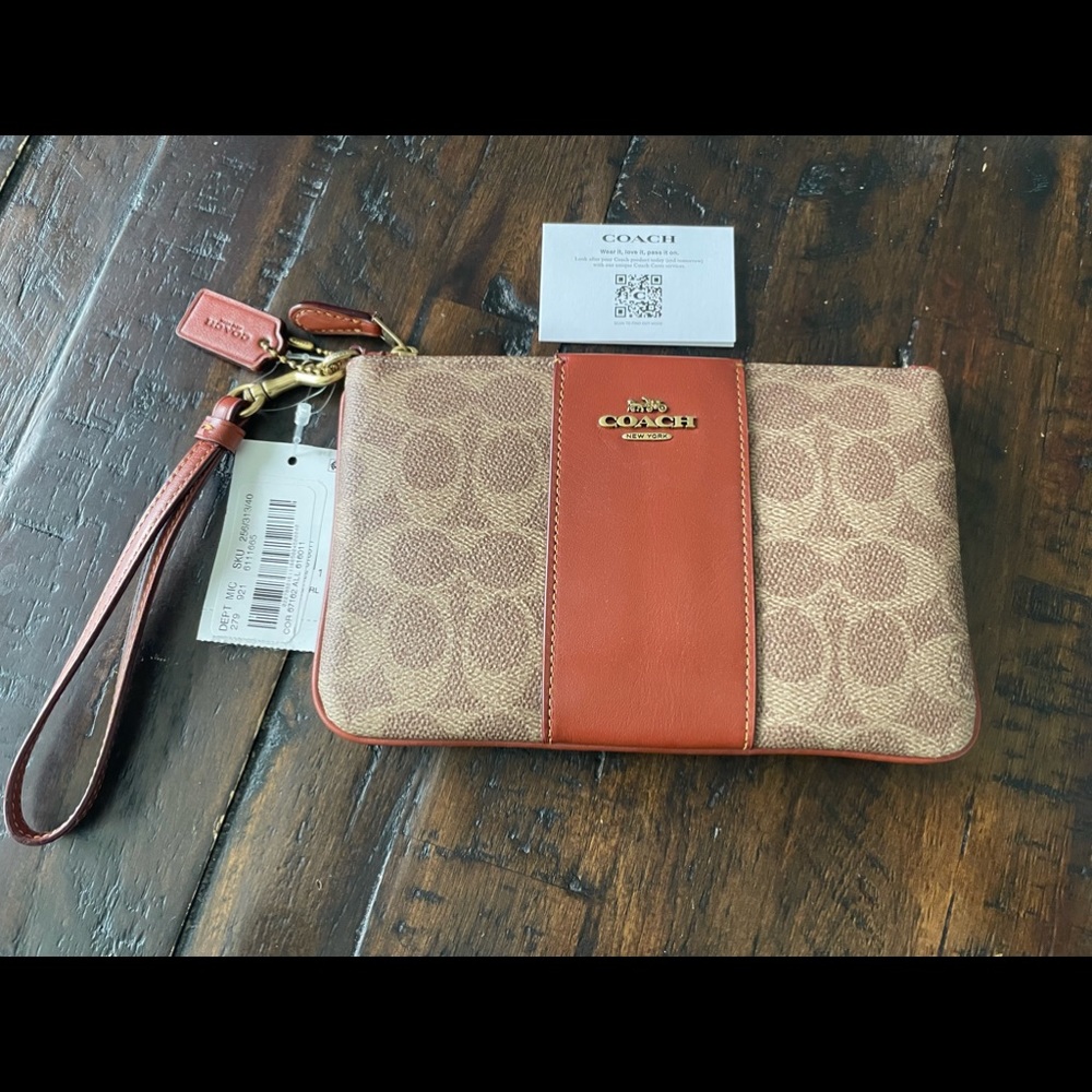 Brand New, Never Used Coach Wristlet
